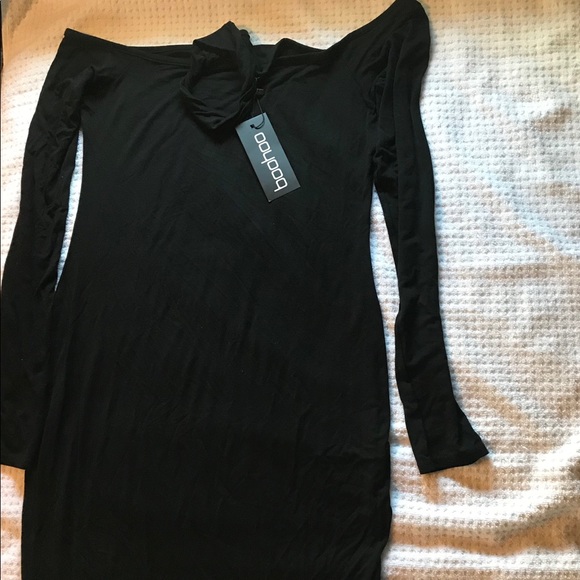 NWT Boohoo black dress - Picture 2 of 4